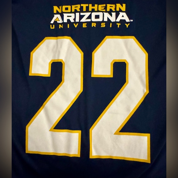 NWT Captivating NCAA NAU Northern Arizona Lumberjacks #22 Jersey Size Large - Picture 3 of 7
